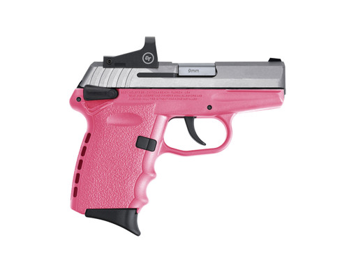 SCCY Industries CPX-1TTPKRD CPX-1 RD 9mm Luger 3.10 10+1 Stainless Steel Slide Pink Polymer Grip CTS-1500 Red Dot