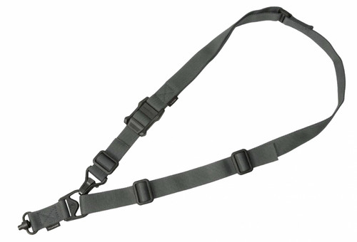 Magpul MS3 Single QD Sling GEN2 1.25 W Adjustable One-Two Point Gray Nylon Webbing for Rifle