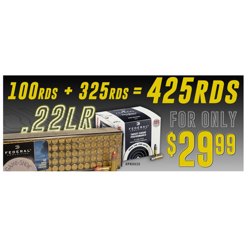 .22 LR Ammo Combo - 425rds