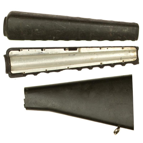 Original Military Issued M16A1 Buttstock and Triangle Handguard with Heatshield