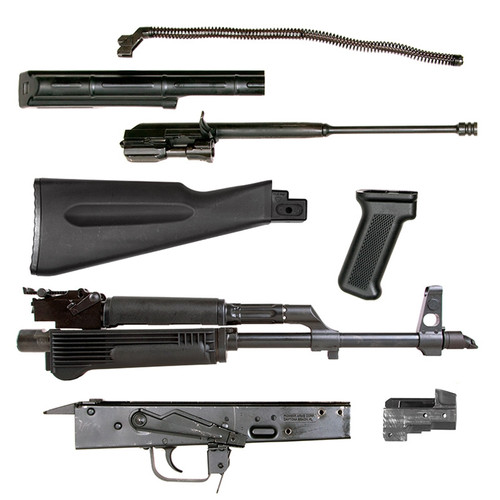 AK-47 Polish 7.62x39mm AK47 Sporter Rifle Build Kit with Original Polish Barrel and Receiver