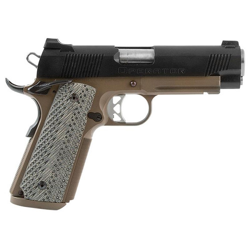 Roberts Defense Desert Ops Custom 1911 Semi-Auto .45 ACP 4.25 Match Grade Barrel - Flat Dark Earth Nitride Finish