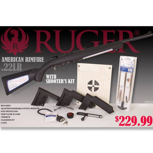 Ruger American Rimfire  .22LR with Shooters Kit