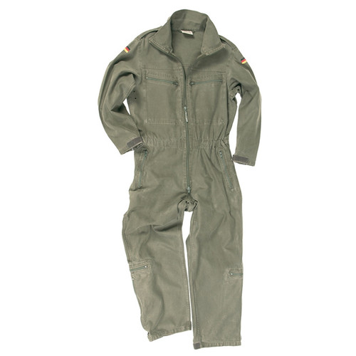 German OD Flight Mechanic Coverall - Unlined (Used) - Large