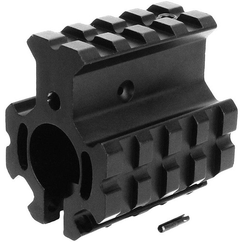 .750 High Profile Quad Rail Gas Block for AR-15