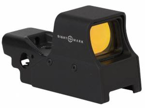 Sightmark Ultra Shot M-Spec 1x 33x24mm 65 MOA Illuminated Red Circle Dot Crosshair CR2 Black Matte