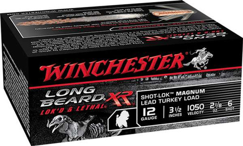 Winchester Ammo STLB12LM6 Long Beard XR Shot-Lok Magnum 12 Gauge 3.5 2 1/8 oz 6 Shot 10 Bx/ 10 Cs