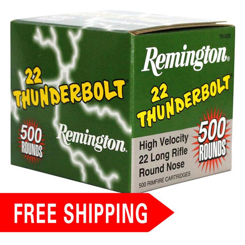 2500 rounds .22 LR Ammo by Remington 40GR LRN