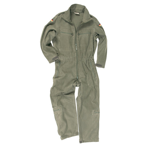 German OD Flight Mechanic Coverall - Unlined (Used) - XL