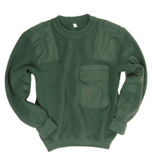 BGS GREEN COMMANDO SWEATER USED - LG