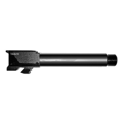 Match Grade Drop-in Threaded Barrel for Glock 19 9mm in Black Nitride Finish