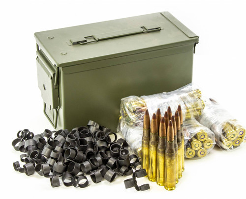 Federal .50 BMG 50rds Tracer ONLY Rounds with Links and Ammo Can