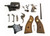 S&W MODEL 12-2 .38 SPECIAL PARTS KIT USED