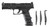 Walther Arms 2851237 PDP Optic Ready 9mm Luger 4 18+1 Black Black Steel Slide Performance Duty Textured Black Polymer Grip