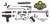 Romanian Model 65 AKM-47 7.62x39 Underfolder Parts Kit - Numbers Matching - Worn Bluing2466