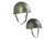 US Style OD M1 Steel Helmet W/Liner & Camo Cover - New