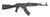 Romanian WASR-10 7.62x39mm AKM with Black Synthetic Polymer Furniture. Certified Used.