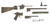 HK G3 FMP 7.62x51mm Parts Kit - Good Condition - Non-Matching
