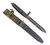 G3 Bayonet w/Scabbard, 13 Groove - Good