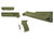 Riley Defense AK47 / AK74 Stock Set - 4 Piece OD Green , US Made