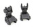 PICATINNY LOW PROFILE FRONT AND REAR SIGHT SET/ BLACK