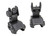 Picatinny Low-Profile Front and Rear Sight Set / Black