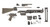 HK21 7.62x51 .308 Caliber Original FMP Parts Kit - New Type B Demill Cut