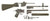 HK G3 FMP 7.62x51mm Parts Kit - Poor Condition Incomplete
