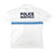 French White Short Sleeve Police Shirt - New
