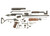 East German MPI KMS72 AK-47 Parts Kit 7.62x39 - Side Folding Stock - Non-Matching - Serial HA5469