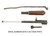 East German MPI KMS72 AK-47 Parts Kit 7.62x39 - Side Folding Stock - Non-Matching - Serial HA5469