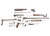 Polish AKM-47 Underfolding Stock Parts Kit 7.62x39 - S/N GL19740