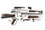 Bulgarian AK-47 Parts Kit 7.62x39 - Fixed Stock - Non-Matching - S/N AA0591