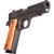 Rock Island 51417 GI Standard MS *CA Compliant 1911A1 45 ACP 4.25 8+1 Black Parkerized Wood Grip