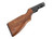 PPS43 Fixed Wooden Stock with Rear Trunnion attached to Cut Receiver