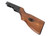 PPS43 Fixed Wooden Stock with Rear Trunnion attached to Cut Receiver