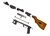 Original Polish PPS43-52 7.62x25mm Parts Kit with (3) 35rd Mags, 3-Cell Mag Pouch & PPS43 Sling
