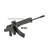 M+M Industries M10XZ M10X 7.62x39mm 16.50 30+1 Black 5 Position Side Folding Collapsible Stock