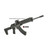 M+M Industries M10XZ M10X 7.62x39mm 16.50 30+1 Black 5 Position Side Folding Collapsible Stock