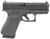 Glock PX4350201FRMOS G43X MOS Sub-Compact 9mm Luger 3.41 10+1 Black nDLC Steel w/Front Serrations Slide Black Rough Texture Interchangeable Backstraps Grip Fixed Sights