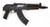 Zastava AK47 Pistol ZPAP92 7.62x39 with Top and Rear Rail, Wooden Handguard and 30rd Magazine