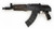 Zastava AK47 Pistol ZPAP92 7.62x39 with Top and Rear Rail, Wooden Handguard and 30rd Magazine