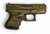 Glock G26 Gen3 Subcompact 9MM Luger Black/Coyote Battle Worn Flag Cerakote