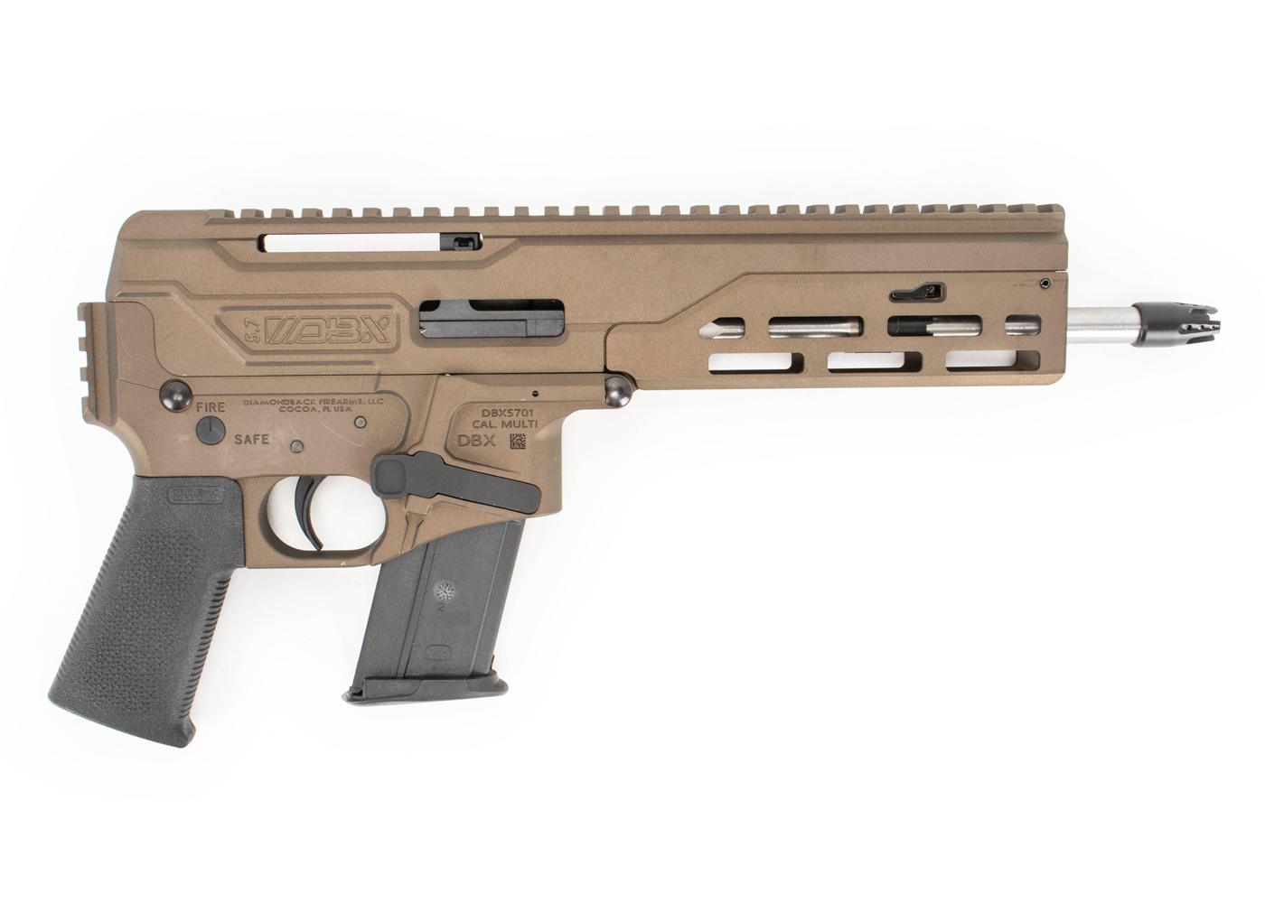 Diamondback DBX57 CF 5.7x28mm 8 20+1 Midnight Bronze Anodized Rec