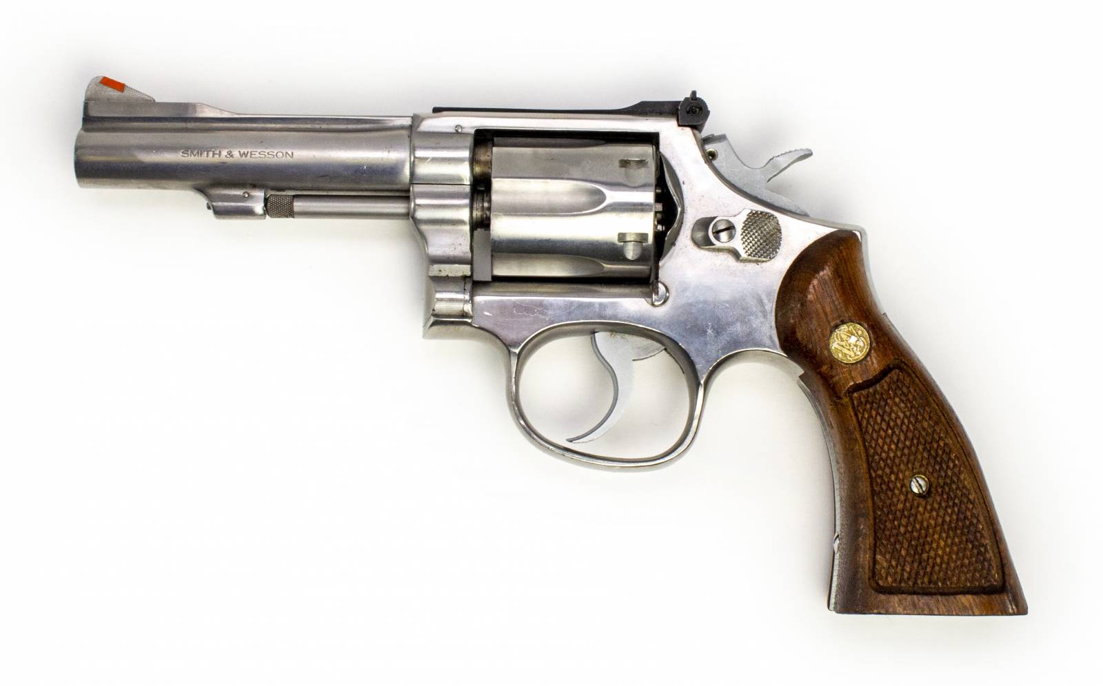 S&W 67-1 38 SPECIAL 4 BARREL STAINLESS STEEL REVOLVER-USED2636