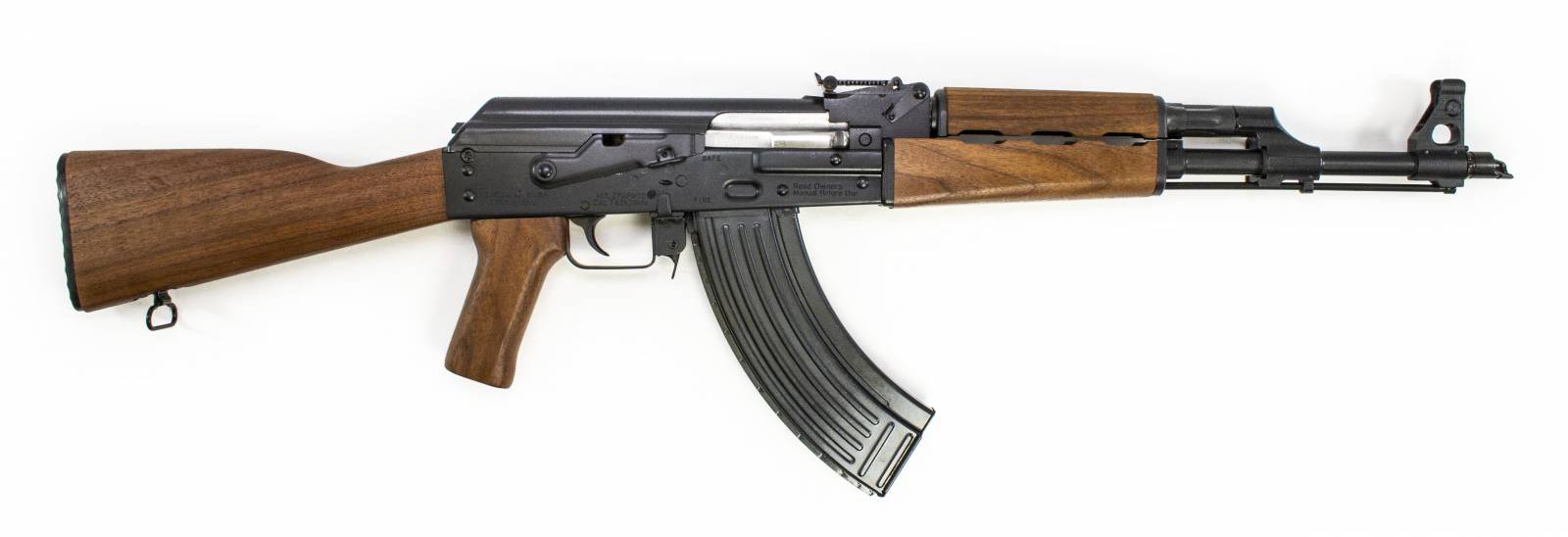 Zastava M70 AK47 7.62x39 with Dark Walnut Furniture and Chrome