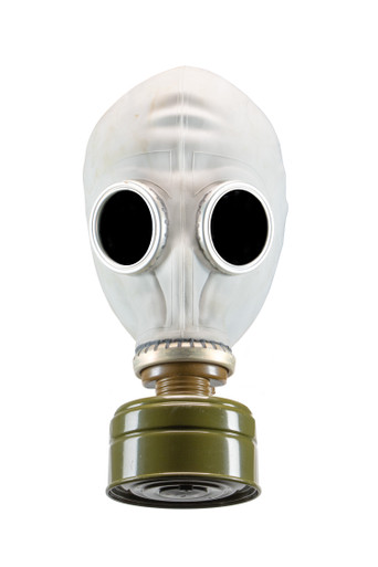 Gas Mask Russian / Soviet GP-5 - Black or Grey - Includes Filter and Bag