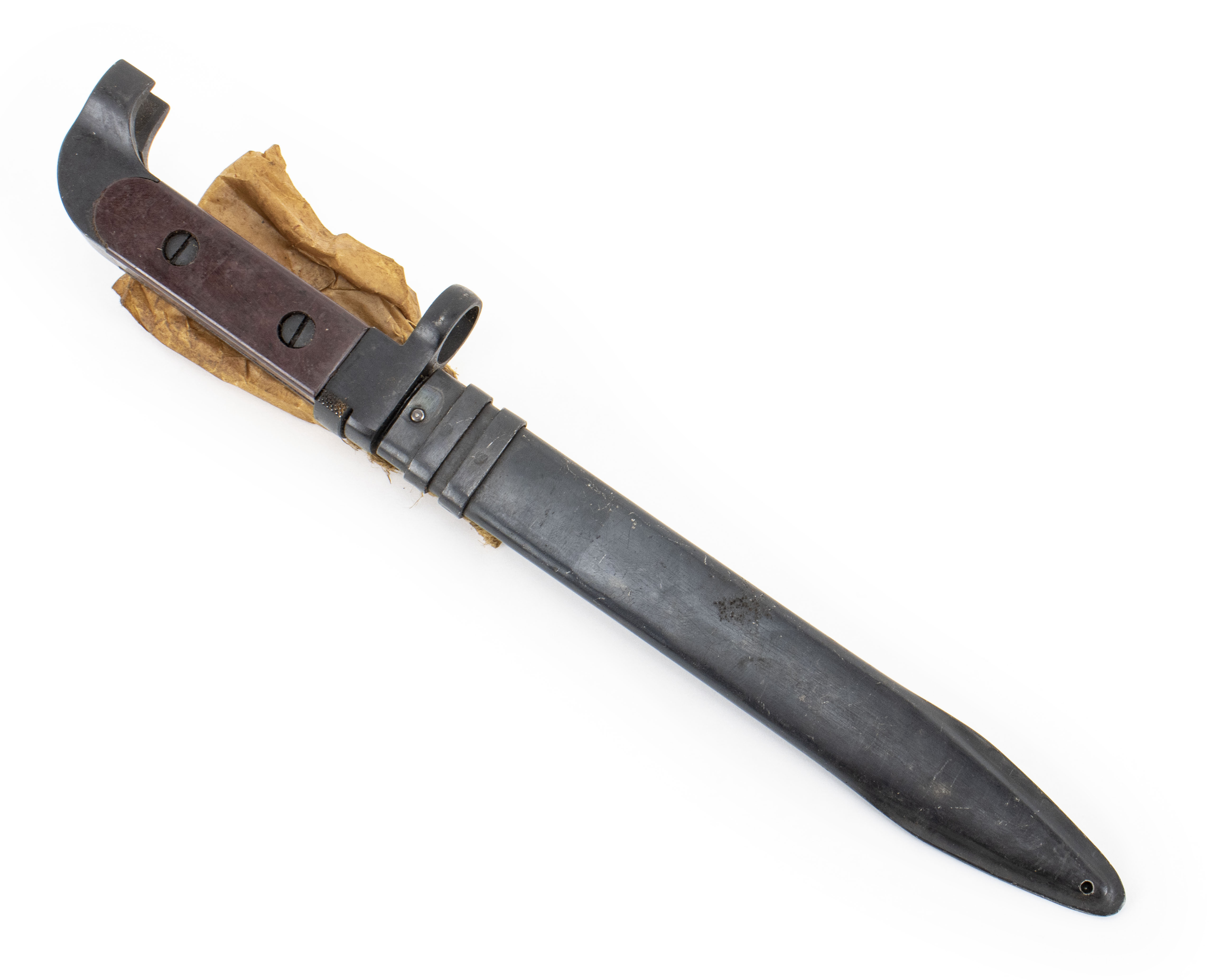 Russian 6x2 AK-47 Type 1 Bayonet w/ Scabbard