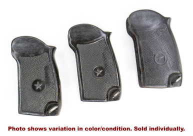Bakelite Pistol Grips for Makarov w/Star - Black