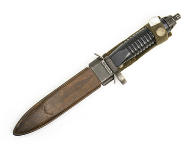 G3 Bayonet w/Scabbard, 12 Groove - Fair Condition